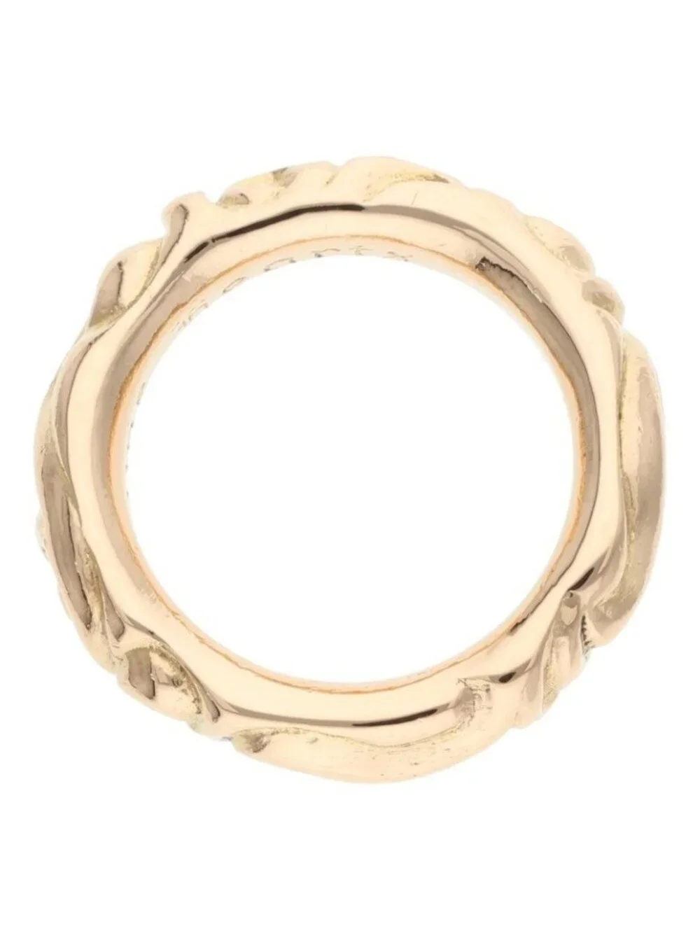 Chrome Hearts 22k Scrl Band 22k Scroll Gold Ring